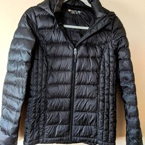 Heat Keep Black Down Jacket